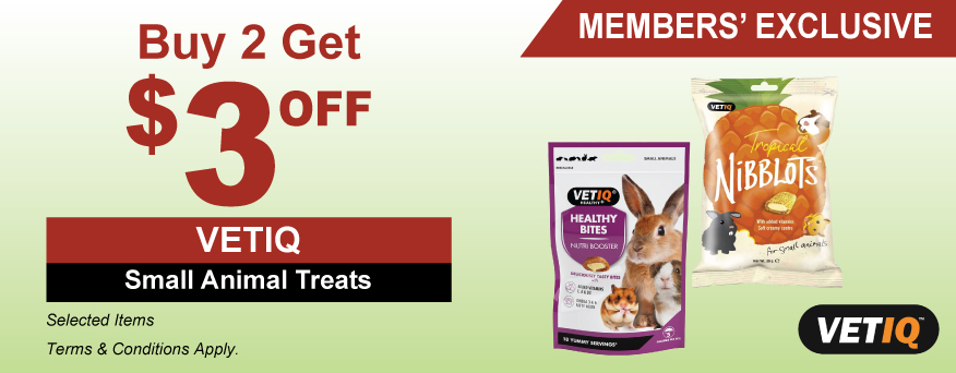 Vetiq Small Animal Treats Promo